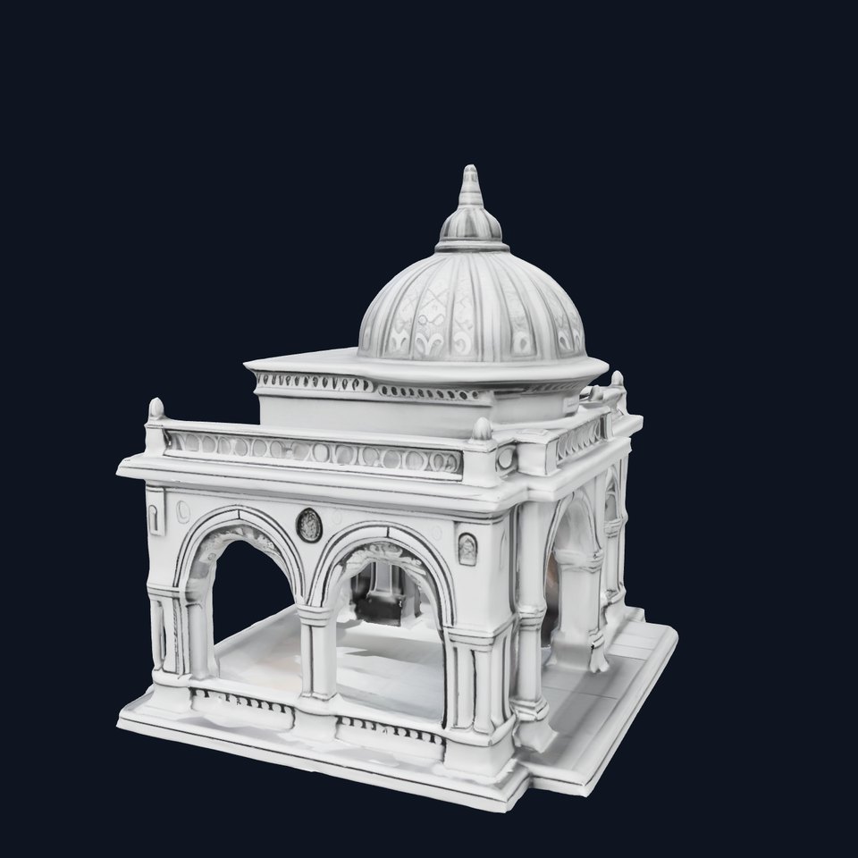 Ornate Pavilion Model Pack for Architectural Visualizations
